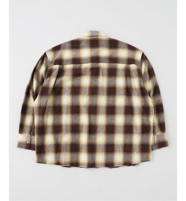 JOINT WORKS「Name./ネーム COTTON FLANNEL OMBRE REGULAR SHIRT」|シャツ・ブラウス|