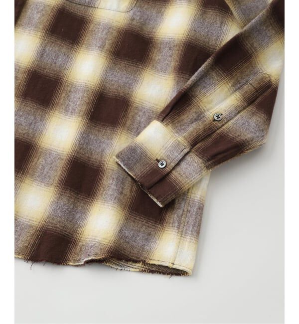 JOINT WORKS「Name./ネーム COTTON FLANNEL OMBRE REGULAR SHIRT」|シャツ・ブラウス|