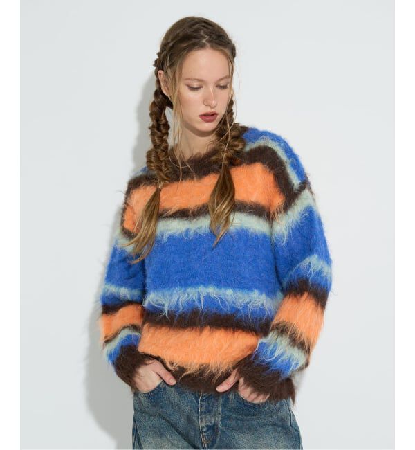 JOINT WORKS「ANNA SUI NYC / アナスイエヌワイシー カラーボーダーニット」|ニット・セーター|