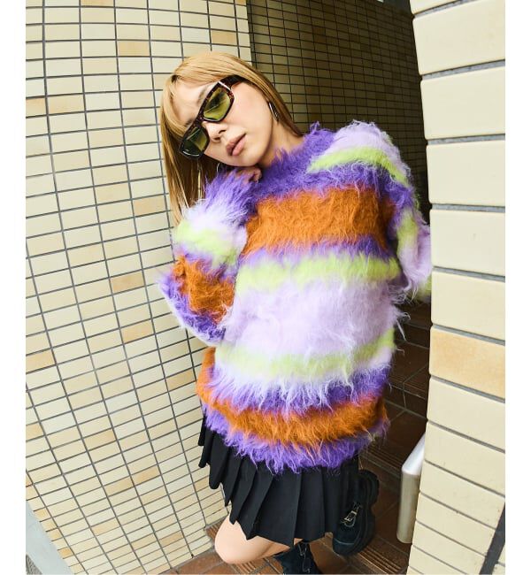 JOINT WORKS「ANNA SUI NYC / アナスイエヌワイシー カラーボーダーニット」|ニット・セーター|