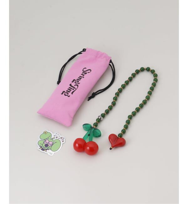 JOINT WORKS「String Ting / ストリング ティング Cherry Drop Jade Bag Charm」|その他|