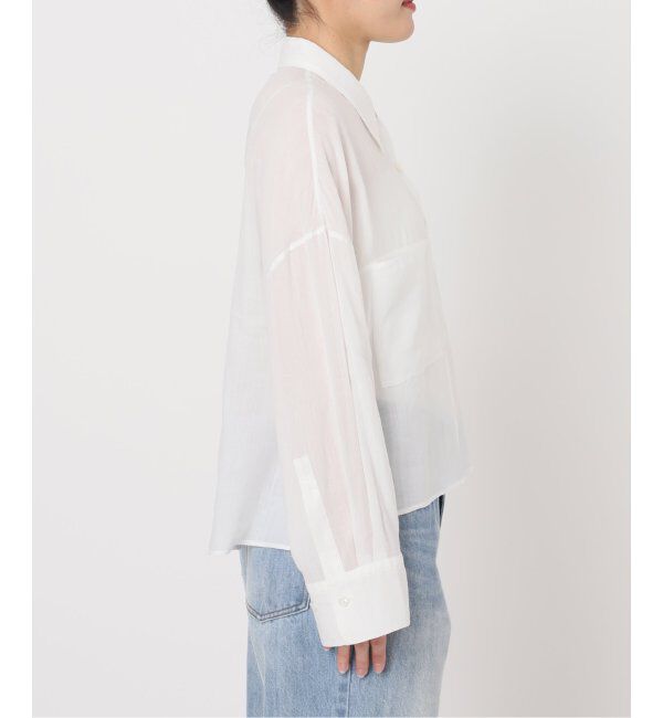 Plage「《追加》RAMIE LYOCELL CROPPED シャツ 2」|シャツ・ブラウス|