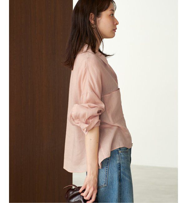 Plage「《追加》RAMIE LYOCELL CROPPED シャツ 2」|シャツ・ブラウス|