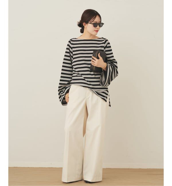 Plage「wide sleeve ボーダーTシャツ」|Tシャツ・カットソー|