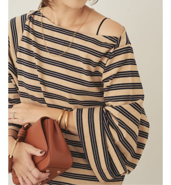 Plage「wide sleeve ボーダーTシャツ」|Tシャツ・カットソー|