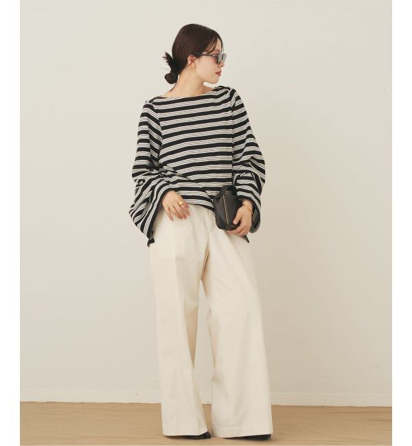 Plage「wide sleeve ボーダーTシャツ」|Tシャツ・カットソー|