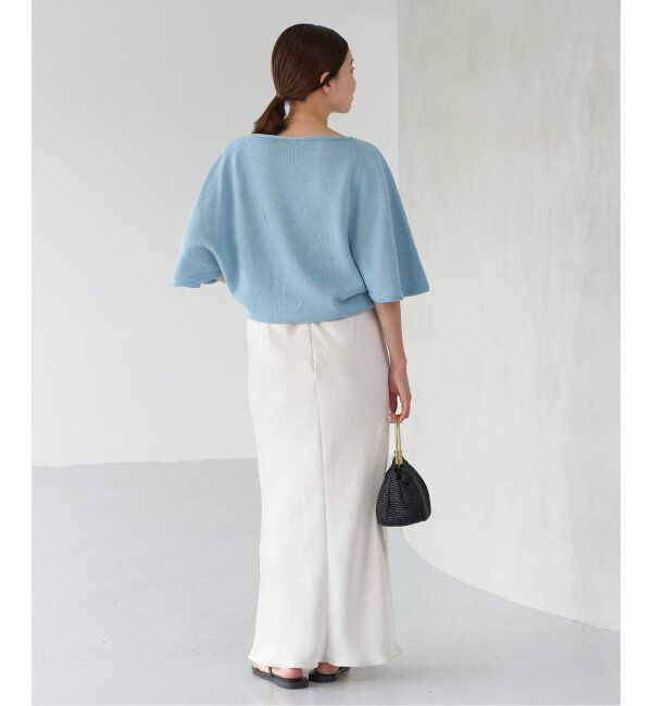 IENA「《追加7》ダブルサテンスカート」|スカート|