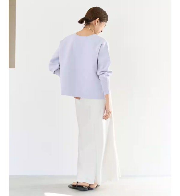 IENA「《追加7》ダブルサテンスカート」|スカート|