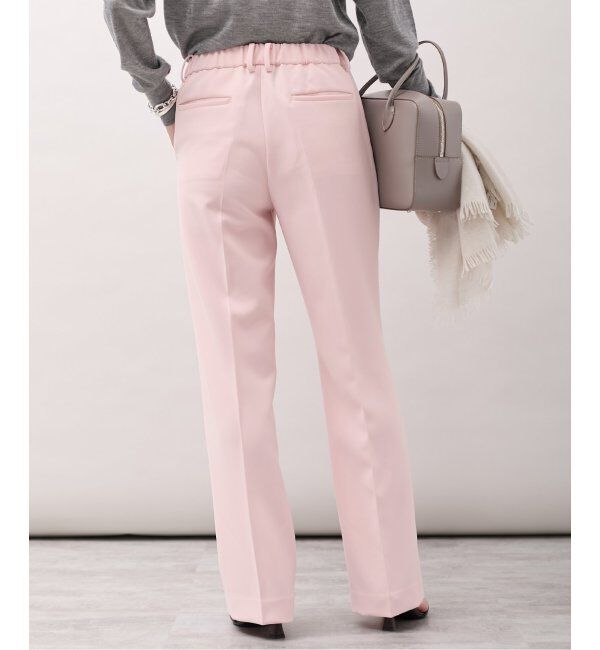 VERMEIL par iena「ダブルクロス ストレッチパンツ」|スラックス|