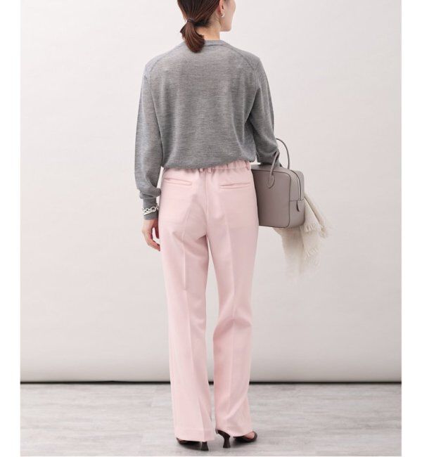 VERMEIL par iena「ダブルクロス ストレッチパンツ」|スラックス|
