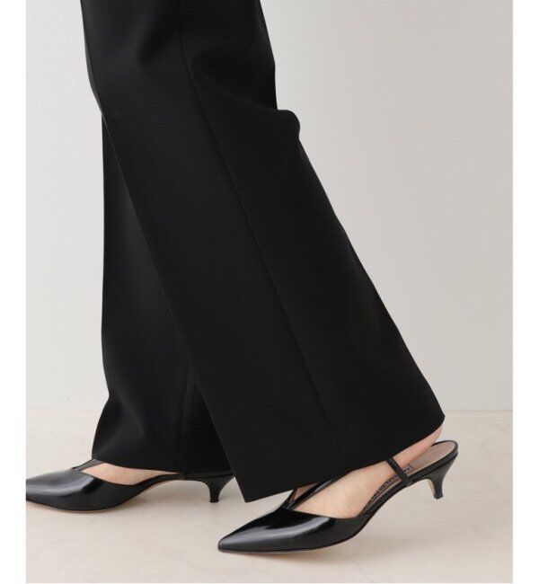 VERMEIL par iena「ダブルクロス ストレッチパンツ」|スラックス|