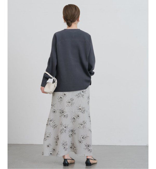 IENA「ファインコットンスムース Vネックカーディガン」|カーディガン|