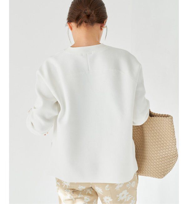 IENA「ファインコットンスムース Vネックカーディガン」|カーディガン|