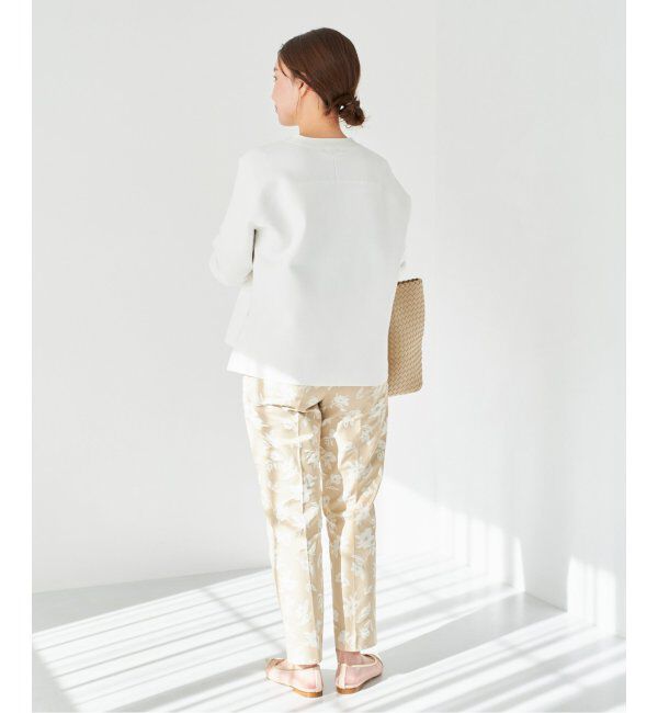 IENA「ファインコットンスムース Vネックカーディガン」|カーディガン|