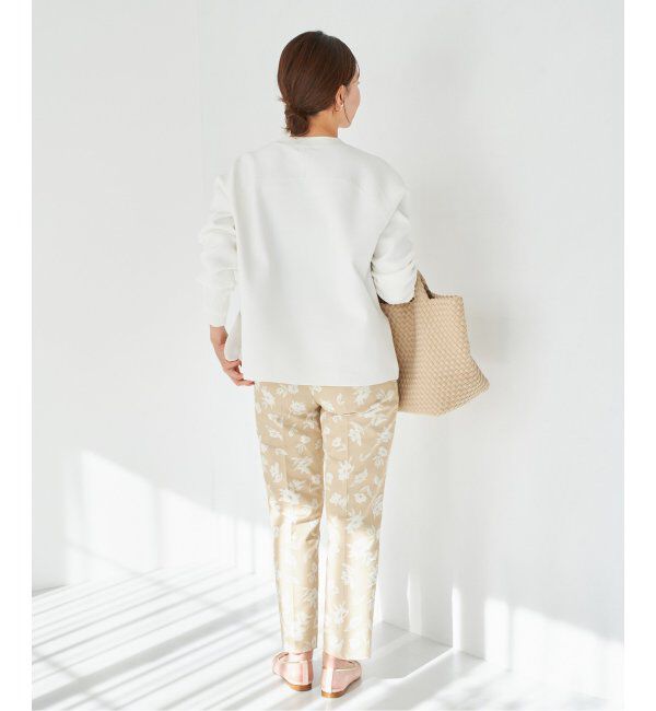 IENA「ファインコットンスムース Vネックカーディガン」|カーディガン|