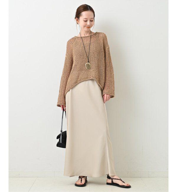 SLOBE IENA「《追加》LOGAN/ローガン SLOBE別注 メッシュプルオーバー LG-25SS09」|ニット・セーター|