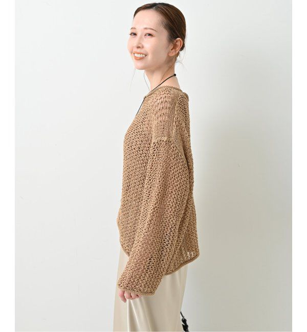 SLOBE IENA「《追加》LOGAN/ローガン SLOBE別注 メッシュプルオーバー LG-25SS09」|ニット・セーター|