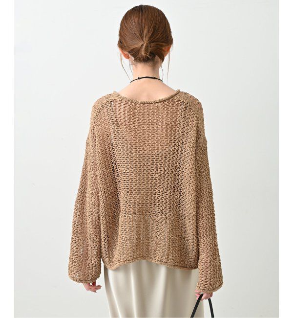 SLOBE IENA「《追加》LOGAN/ローガン SLOBE別注 メッシュプルオーバー LG-25SS09」|ニット・セーター|