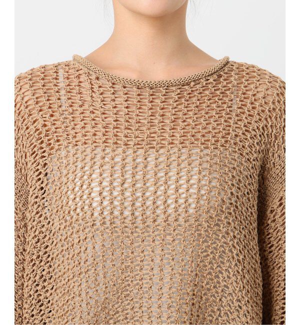 SLOBE IENA「《追加》LOGAN/ローガン SLOBE別注 メッシュプルオーバー LG-25SS09」|ニット・セーター|