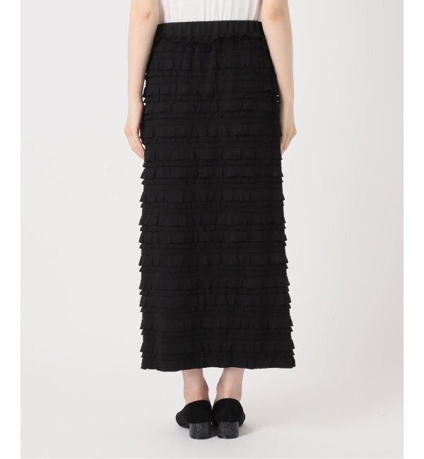SLOBE IENA「《追加2》フリルカットソータイトスカート」|スカート|