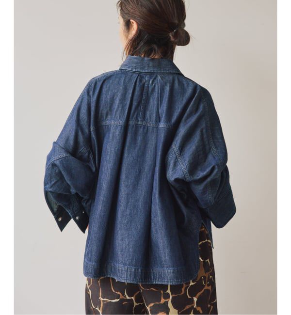 VERMEIL par iena「デニムフォルムシャツ」|シャツ・ブラウス|