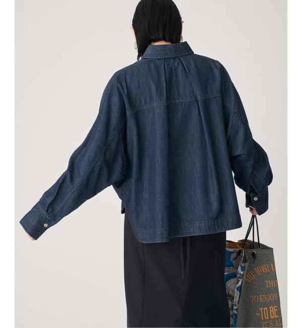 VERMEIL par iena「デニムフォルムシャツ」|シャツ・ブラウス|
