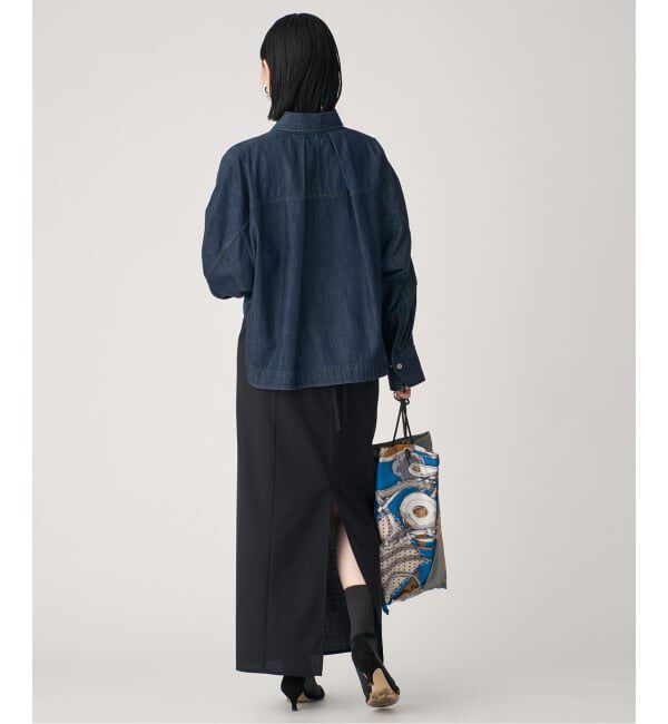 VERMEIL par iena「デニムフォルムシャツ」|シャツ・ブラウス|