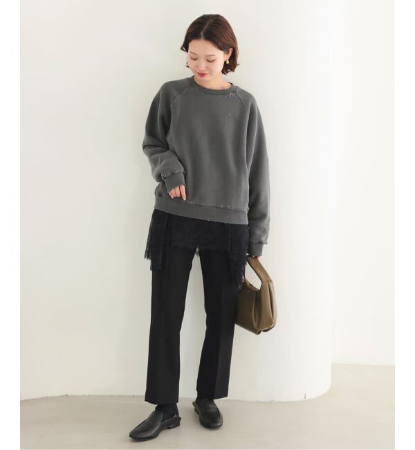 SLOBE IENA「SLOBE タックラウンドバッグ」|ハンドバッグ|