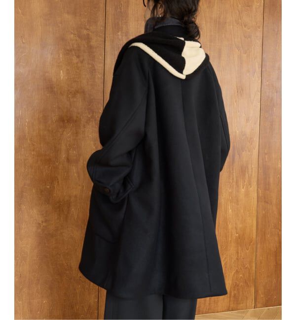 IENA LA BOUCLE「IENA LA BOUCLE ハードメルトンスタンドネックコート」|その他|