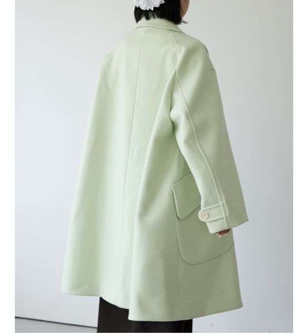 IENA LA BOUCLE「IENA LA BOUCLE ハードメルトンスタンドネックコート」|その他|