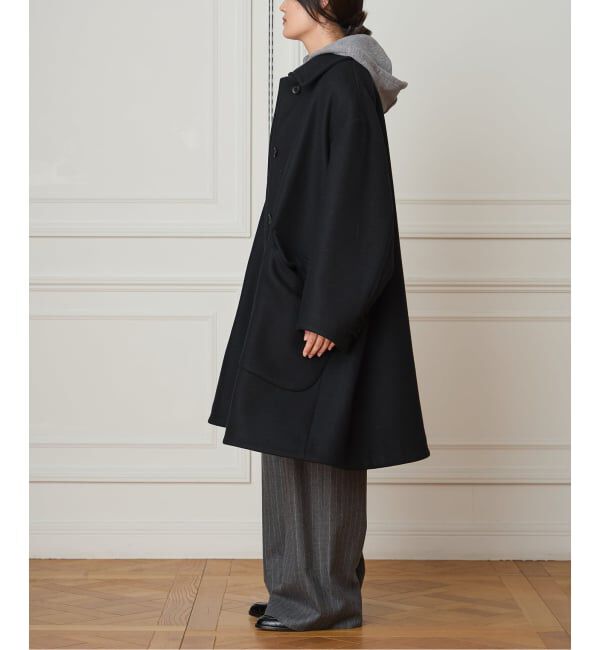 IENA LA BOUCLE「IENA LA BOUCLE ハードメルトンスタンドネックコート」|その他|