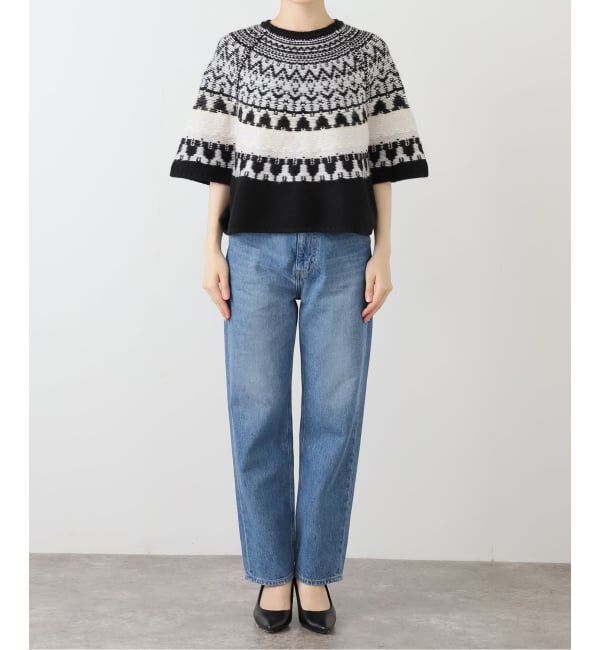 IENA「PIUMAカシミヤジャガードニット」|ニット・セーター|