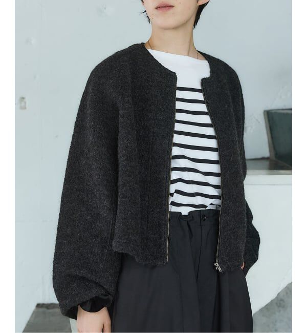 IENA「BLACK ライナージャケット」|その他|