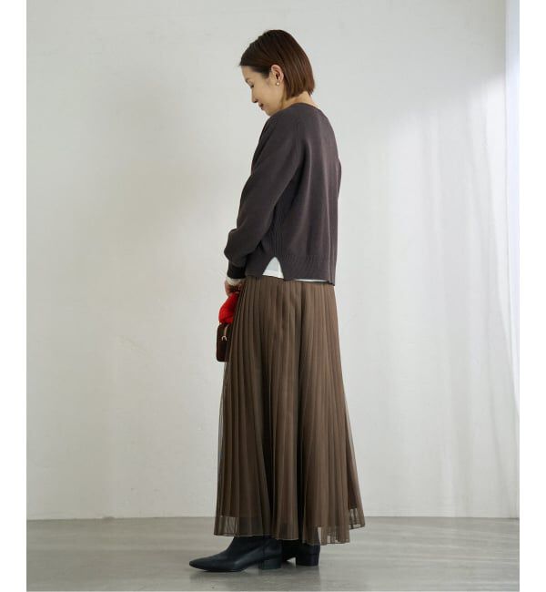 IENA「シアープリーツスカート」|スカート|