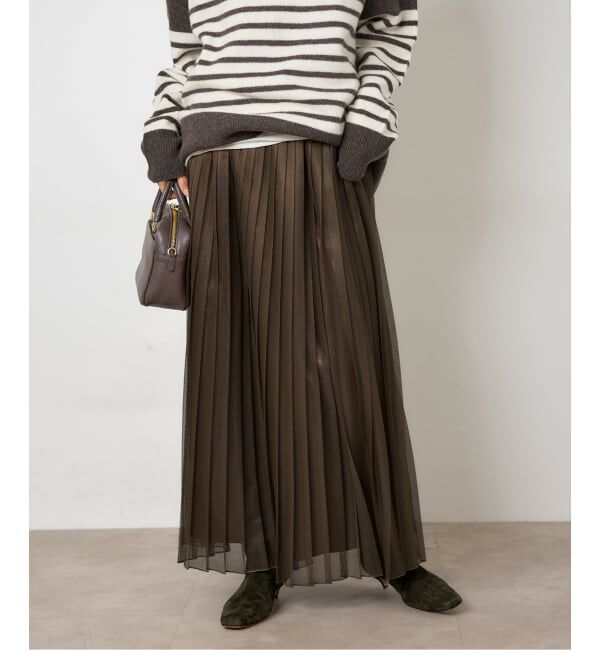 IENA「シアープリーツスカート」|スカート|