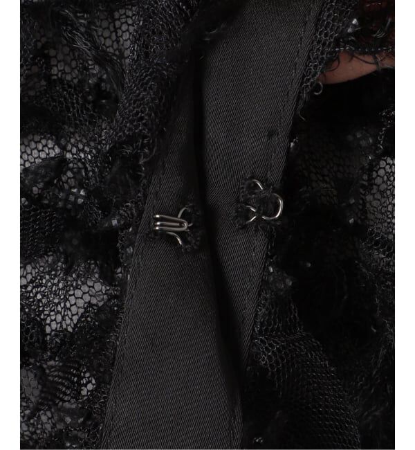 IENA「《予約》チュールテープ カーディガン」|カーディガン|