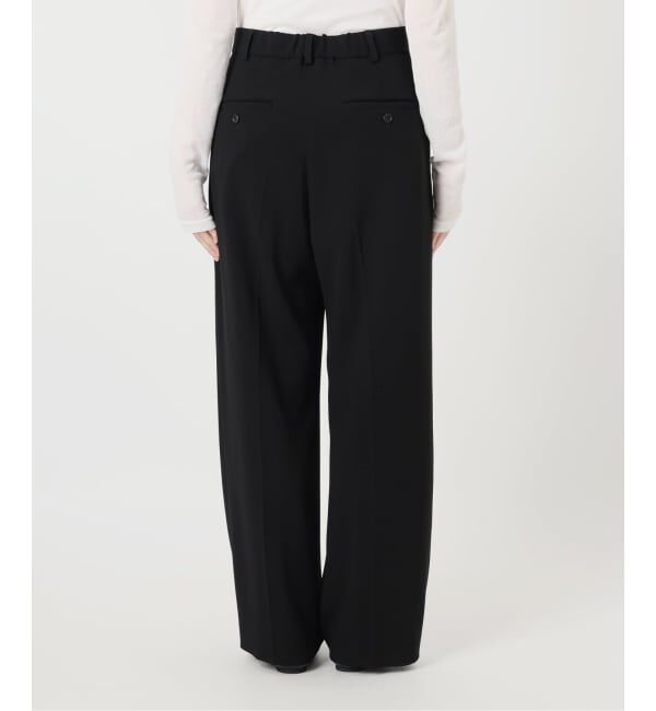 IENA「《予約》ウォッシャブル ジョーゼットスラックス」|スラックス|