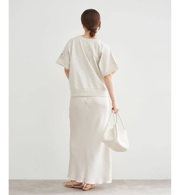 IENA「《追加16予約》ダブルサテンスカート」|スカート|