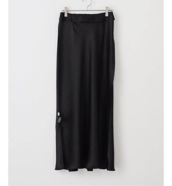 IENA「《追加16予約》ダブルサテンスカート」|スカート|