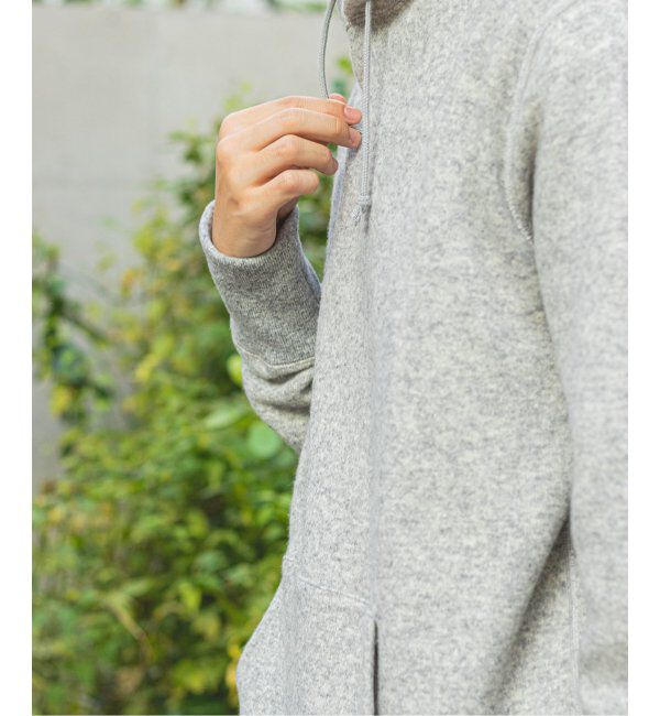 EDIFICE「【LOOPWHEELER for LOWERCASE】ツリアミウールルーズフーディー」|パーカー|