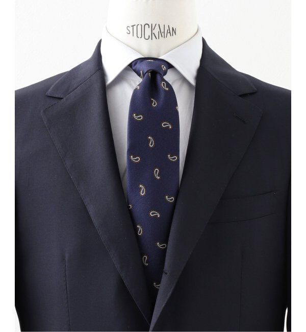 EDIFICE「AX ドビーペイズリータイ」|ネクタイ・蝶ネクタイ|ネイビー