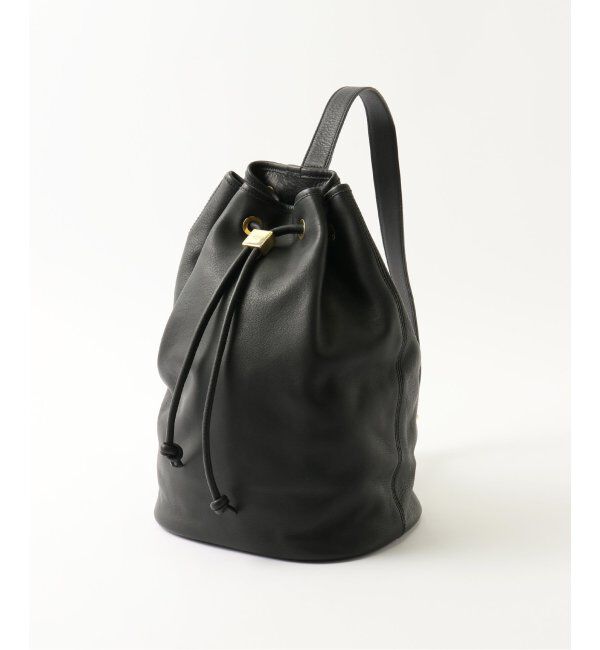 EDIFICE「【S.MANO / エス マーノ】DRAWSTRING BAG LARGE」|ショルダー・メッセンジャー|ブラック