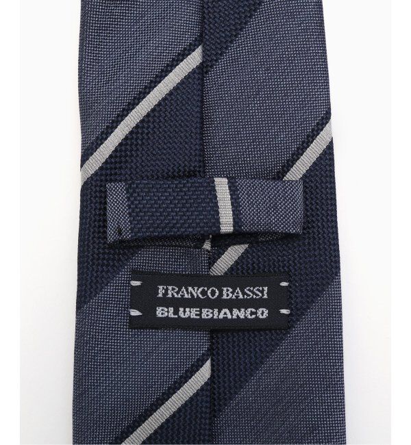 EDIFICE「FRANCO BASSI (フランコ バッシ) シャンブレーストライプタイ U25EC01-B」|ネクタイ・蝶ネクタイ|