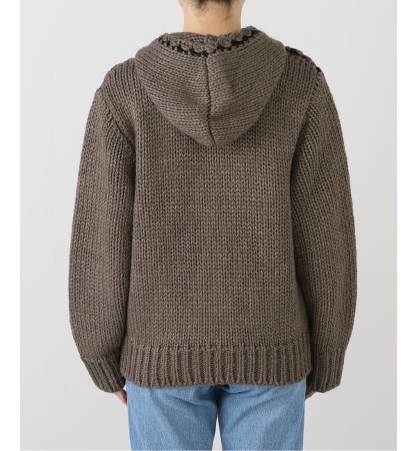 PULP「【Geek Office / ギークオフィス】OPEN YY Knitted STITCH ZIP UP KNIT HOOD」|パーカー|