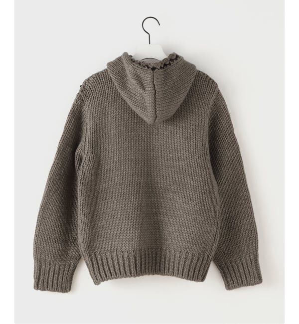 PULP「【Geek Office / ギークオフィス】OPEN YY Knitted STITCH ZIP UP KNIT HOOD」|パーカー|