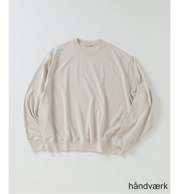 EDIFICE「handvaerk (ハンドバーク) クルーネック ロングスリーブ Tシャツ」|Tシャツ・カットソー|ナチュラル