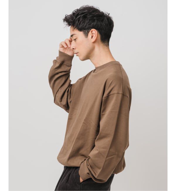 EDIFICE「handvaerk (ハンドバーク) クルーネック ロングスリーブ Tシャツ」|Tシャツ・カットソー|