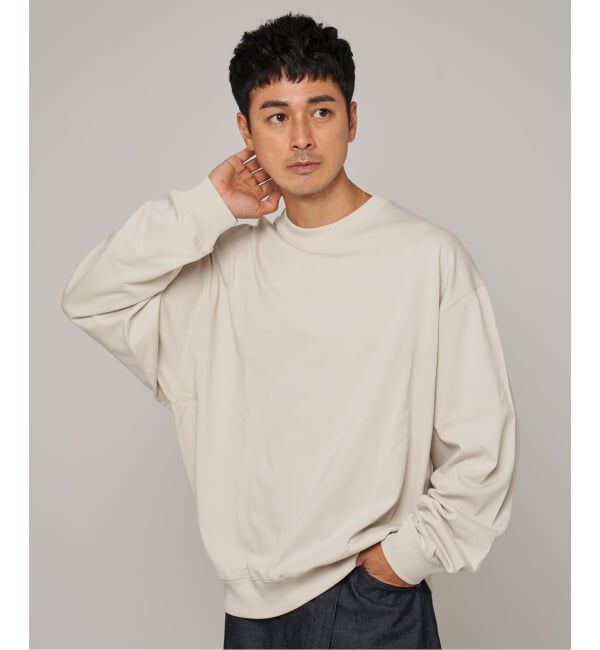 EDIFICE「handvaerk (ハンドバーク) クルーネック ロングスリーブ Tシャツ」|Tシャツ・カットソー|