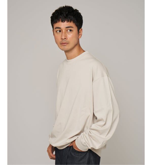 EDIFICE「handvaerk (ハンドバーク) クルーネック ロングスリーブ Tシャツ」|Tシャツ・カットソー|