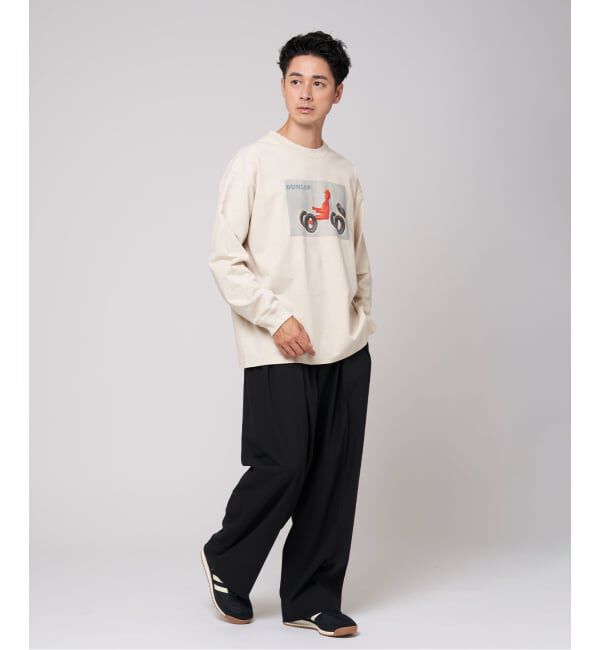 EDIFICE「SAVIGNAC (サヴィニャック) 別注 French Company プリント ロングスリーブ Tシャツ」|Tシャツ・カットソー|